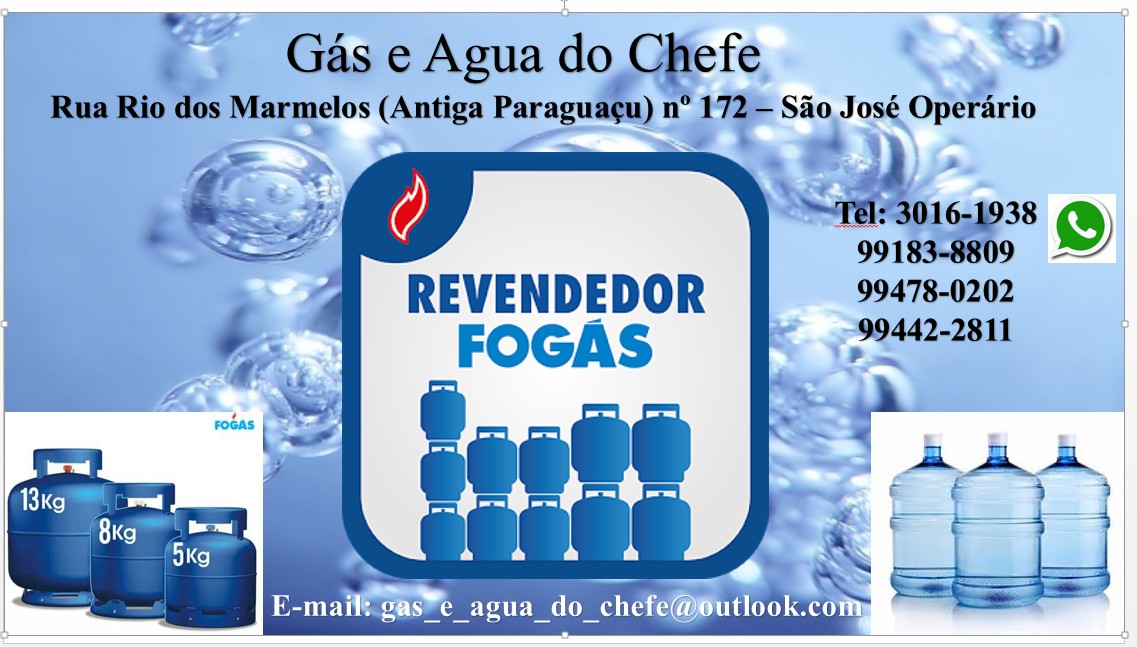 GÁS E ÁGUA DO CHEFE - Manaus, AM