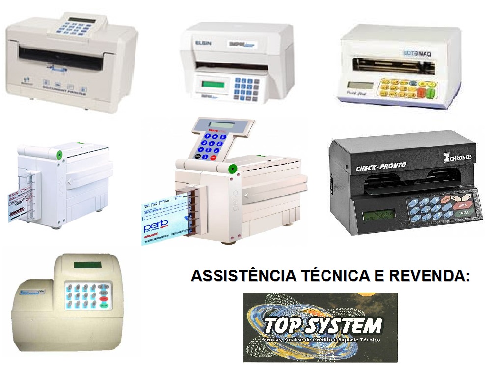 IMPRESSORA DE CHEQUE - TOP SYSTEM - Santos, SP