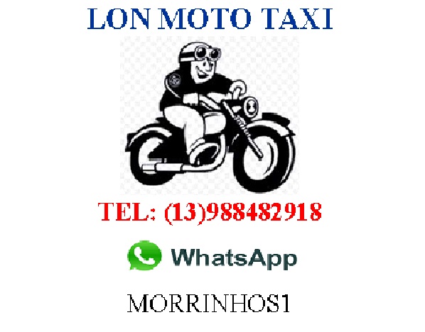 MOTO TÁXI LON - Guarujá, SP